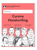Learning Without Tears - Cursive Handwriting Student Workbook, Current Edition - Handwriting Without Tears Series - 3rd Grade Writing Book - Writing, Language Arts Lessons - for School or Home Use
