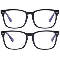 Blue Light Blocking Glasses Square Nerd Eyeglasses Frame Anti Blue Ray Computer Glasses Non Prescription