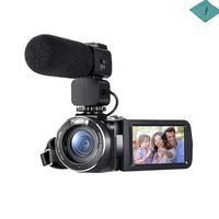 ORDRO HDV-Z20 1080P Full HD 24MP WiFi Digital Video Camera Camcorder 3.1 Inch Rotatable IPS Touchscreen 16X Digital Zoom with Andoer Cleaning Cloth