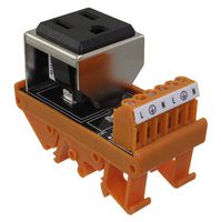 WEIDMULLER 9915480000 AC OUTLET MODULE, RCPT, 15A, 120V