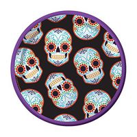 Creative Converting 8 Count Sturdy Style Paper Lunch Plates, 7", Day of the Dead
