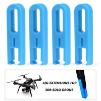YANSHON Leg Extensions, 4PCS Landing Gear Leg Extensions Protector Heighten Increase Tripod for 3DR Solo Smart Drone Accessories