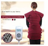 WE&ZHE Electric Heating The Original Point Of Red Bean Bag Hot Compress Bag / Vest With Hat, Resistant High Temperature Intelligent Timing Temperature Control Applicable With All Parts Of The Body