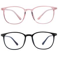 blue light blocking glasses women men-FEIDU computer fake glasses HD clear lens glasses3030 (black, 2.04)