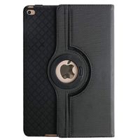 Jennyfly iPad Air Case 9.7 inch,360 Degree Rotating Soft TPU Leather Protective Case with Stand Feature and Card Slots for iPad Air - Black