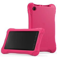 Egmy Protective Kindle Case, Popular Kids Shock Proof Case Cover for Amazon Kindle Fire HD 7 2015 (Hot Pink)