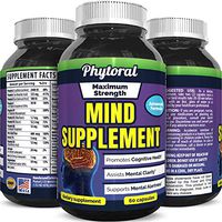 Phytoral Mind Memory Matrix Brain Supplement for Adults to Boost Focus Concentration Mental Performance - Natural Nootropic Pills for Men Women - DMAE Bitartrate Green Tea Bacopa