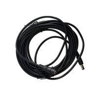 LeeKooLuu 1pcs Vehicle Power Cord Plug 16.5 ft Extension Cable for Backup Camera for Car/Camper/Truck Rear View Monitor Backup Camera Security Parking System