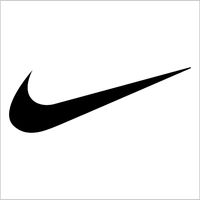 Crawford Graphix Nike Swoosh Logo Vinyl Sticker 2 Pack (6" Black)