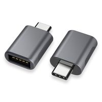 nonda USB C to USB Adapter(2 Pack),USB-C to USB 3.0 Adapter,USB Type-C to USB,Thunderbolt 3 to USB Female Adapter OTG for MacBook Pro 2019/2018/2017,MacBook Air 2018,Surface Go,and More Type-C Devices