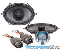 Memphis MCX57 5" x 7" / 6" x 8" 50W RMS 2-Way MClass Series Coaxial Speakers