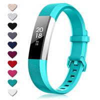 TreasureMax for Fitbit Alta Bands and Fitbit Alta HR Bands, Adjustable Soft Silicone Sports Replacement Accessories Bands for Fitbit Alta HR/Fitbit Alta/Fitbit Ace,Women/Men,Large/Small