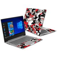 MightySkins Skin Compatible with Lenovo Ideapad 330S 14" (2018) - Red Camo | Protective, Durable, and Unique Vinyl Decal wrap Cover | Easy to Apply, Remove, and Change Styles | Made in The USA