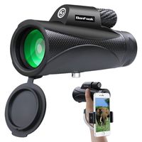 BonFook Monocular Telescope,10x42 High Power HD Portable Waterproof and Shockproof Monocular with Smartphone Holder,BAK4 Prism FMC Lens for Bird Watching Hunting Camping