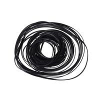 yuanhaourty 50PCS 40-135MM Universal Mix Cassette Tape Machine Rubber Belts Assorted Common Flat Belt for Recorders DVD Drive