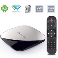 Android TV Box, X88 PRO Android 9.0 2GB RAM/16GB ROM RK3318 Quad-Core Support 2.4G/5.0G WiFi Ethernet 10/100M DLNA 3D 4K Mini TV Box