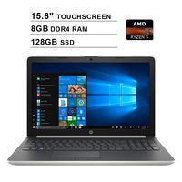 2019 Newest HP Pavilion 15 15.6 Inch Touchscreen FHD Laptop (AMD Quad Core Ryze 5 3500U up to 3.7 GHz, 8GB DDR4 RAM, 128GB SSD, AMD Radeon Vega 8, WiFi, Bluetooth, HDMI, Windows 10 Home, Silver)