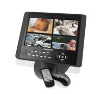 SecurityMan LCDDVR4-320 10.2-Inch LCD Monitor with 4-Channel 320 GB DVR 2-In-One system