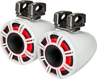 KICKER KMTC114W New KMTC11 11" Horn- Loaded Tower System Pair 4-Ohm White