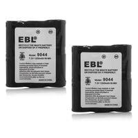 EBL 7.2V 1200mAh Motorola HNN9044 HNN9044A HNN9056 P50 P60 Two-Way Radio Batteries Replacement, 2 Pack