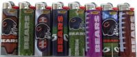 Bic Lighters Chicago Bears NFL Officially Licensed Full Size 8pc Set