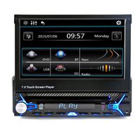 Bluetooth Car DVD, ZYooh Removable Panel Removable Bluetooth Car Stereo MP3 Player Receiver 12V, Detachable Front Panel, Wireless Remote Black