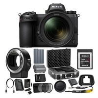 Nikon Z6 Mirrorless Digital Camera with 24-70mm Lens with Nikon FTZ Mount Adapter and 120GB XQD Card and Accessory Bundle