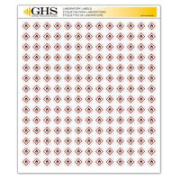 GHS/HazCom 2012: Hazard Class Pictogram Label, Flame Hazard, 1/2" each (Pack of 1820)