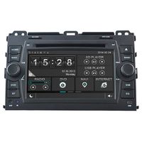 Autosion 7inch Touch Screen Toyota Prado 2002-2009 Car DVD GPS Player Dashboard Car Radio Stereo Navigation Bluetooth A2DP Steering Wheel Control Rear Camera Input USB SD