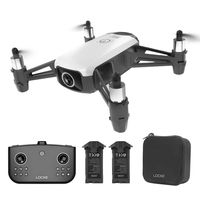 HR H2 WiFi RC Drone with 2K HD Wide Angle Camera, Gesture Control RC Quadcopter for Beginners with Altitude Hold, Gravity Sensor, RTF Smart Optical Flow Positioning Mode (White)