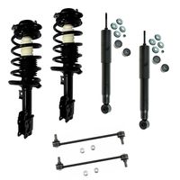 Detroit Axle 172199 172200 Front Quick Struts & Spring Coils Assembly Rear Shocks Sway Bar Links for Chevrolet Malibu Maxx Pontiac G6 Saturn Aura without RPO Code FE5 Performance Suspension 6pc