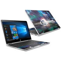 MightySkins Skin Compatible with HP Pavilion x360 15.6" (2018) - Space Horizon | Protective, Durable, and Unique Vinyl Decal wrap Cover | Easy to Apply, Remove, and Change Styles | Made in The USA