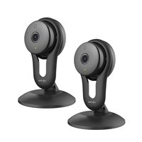 UNIOJO WiFi Security Camera Indoor, Home Surveillance IP Camera with Night Vision, Movement Tracking, Activity Alerts, Cloud Service Available for Baby/Elder/Pet Monitor (2 Pack)