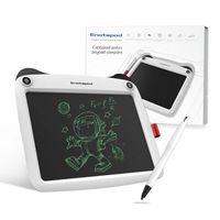 3D Hero LCD Writing Tablet for Kids 9 Inch Writing and Drawing E-Writing Tablet Board with 3 Stylus Great Gift for Kids (White)