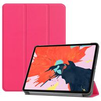 for iPad Pro 12.9 inch 2018 Case,salaheiyodd Ultra Slim Lightweight Smart Trifold Stand Cover with Magnetic Auto Wake & Sleep Function/Soft TPU Back Covers for iPad Pro 12.9 inch 2018 (Hotpink)