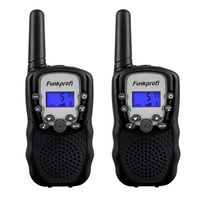 Funkprofi Walkie Talkies for Kids, VOX Hands Free Noise Canceling Kids Walkie Talkies with Belt Clip and LCD Screen, 22 Channels Long Range Two Way Radios for Camping Hiking Family Activities