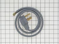 Ge WX9X2 Dryer 3-Prong Power Cord, 4-ft Genuine Original Equipment Manufacturer (OEM) Part