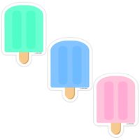 Creative Teaching Press Calm & Cool Ice Pops Cut Outs, 3 in, CTP 8658