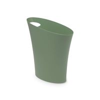 Umbra Skinny, Spruce Sleek & Stylish Bathroom Trash, Small Garbage Can, Wastebasket for Narrow Spaces at Home or Office, 2 Gallon Capacity, Single Pack