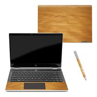 MightySkins Skin Compatible with HP Pavilion x360 14" (2018) - Birch Grain | Protective, Durable, and Unique Vinyl Decal wrap Cover | Easy to Apply, Remove, and Change Styles | Made in The USA