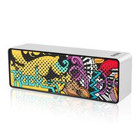 Portable Wireless Bluetooth Speaker,10W Wireless Phone Speaker with Loud Stereo Sound,Rich Bass,16-Hour Playtime,Built-in Mic,Perfect Portable Wireless Speaker for iPhone,Android,PC and More (Silver)