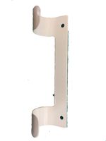 HOMZ T-Leg Ironing Board Holder, 6" x 1.5" x 1.6", White
