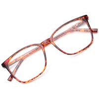 Gaoye Blue Light Blocking Glasses Women/Men, TR90 Ultralight Frame Anti Glare UV Filter Computer Gaming Glasses - GY1806 (Leopard/Tortoise/Transparent Lens)