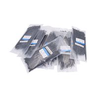 1000pcs 6" Small Nylon Cable Tie Mini Self Locking Plastic Cable Wire Zip Ties UV Resistant Black