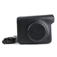wogozan Wide 300 Instant Camera Premium PU Leather Case with Shoulder Strap for Fujifilm Instax Wide 300 Instant Flim Camera (Black)