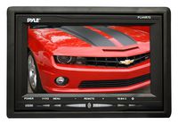 Pyle Headrest Monitor, 7-inch TFT LCD Widescreen w/ 2 Video Inputs, Wireless Remote, Cold Cathode Light, Headrest Shroud, Universal Stand Mount, Great for Road Trips, Keep Kids Entertained (PLVHR75)