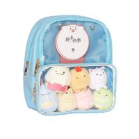 Patty Both Clear Backpack Transparent Ita Bag for Anime Lolita Bag DIY Cosplay (Ita Bag, Blue)