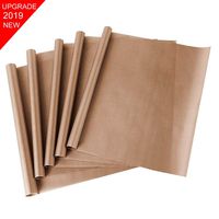SS SHOVAN PTFE Teflon Sheet for Heat Press Transfer Sheet Non Stick 16 x 20" Heat Resistant Craft Mat, 5 Pack