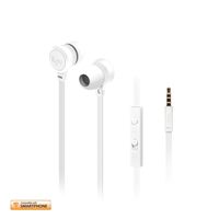 iLuv In-Ear High Performance Stereo Earphones with Mic for Hands Free-Call and Remote for iPhone, iPad, iPod, SAMSUNG, LG, Google Next, Others phones, tablets and MP3 White)
