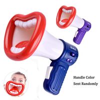 Kids Voice Changer Toys with Megaphone and Recording Function, Multi Megaphone Voice Changer Trumpet Microphone Big Red Lips Speaker to for Toddlers Girls Boys and Party